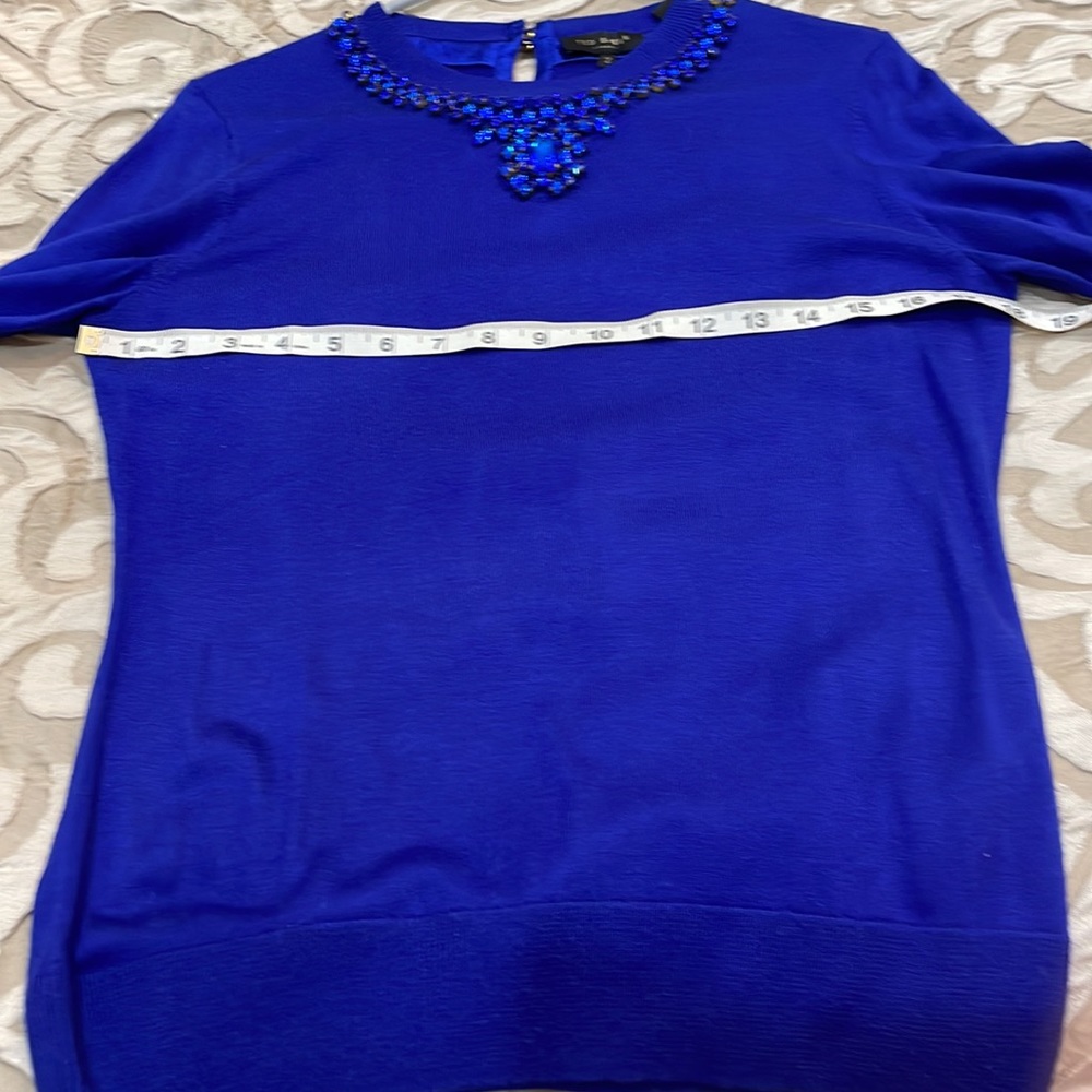 Firm price ! Ted baker London sweater jeweled - Picture 6 of 6